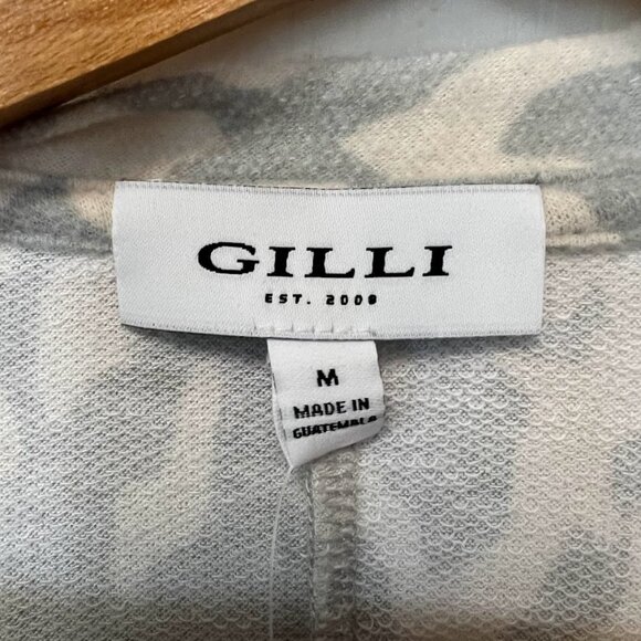 Gilli Women's Sweater Gray Leopard Print Pullover Top Size Medium M‎ 2720-JACI - Picture 4 of 7